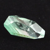 エメラルドグリーンファントムクォーツ　21x12mm　原石ラフカット ルース 3.52g (ID:12264)