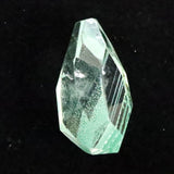 エメラルドグリーンファントムクォーツ　21x12mm　原石ラフカット ルース 3.52g (ID:12264)