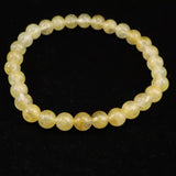 H&E社 ヒマラヤゴールド アゼツライト（AZOZEO)　6mm玉ブレスレット 証明書付 9.65g (ID:12461)