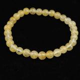 H&E社 ヒマラヤゴールド アゼツライト（AZOZEO)　6mm玉ブレスレット 証明書付 9.65g (ID:12461)