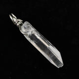 米国アーカンソー州産 水晶 28mm原石ペンダントトップ 1.9g (ID:13001)