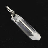 米国アーカンソー州産 水晶 28mm原石ペンダントトップ 1.9g (ID:13001)