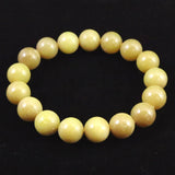 H&E社 ヒーラーライト　12mm玉ブレスレット 証明書付 39.3g (ID:13034)