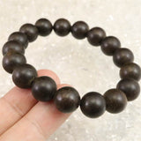 沈香 AAグレード 12mm玉ブレスレット 証明書付 14.7g (ID:13048)