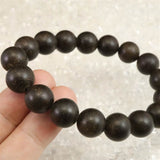 沈香 AAグレード 12mm玉ブレスレット 証明書付 14.7g (ID:13048)