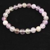 H&E社 オーラライト23（AZOZEO) 8mm玉ブレスレット 証明書付 17.8g (ID:13090)