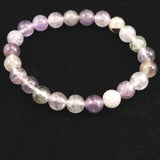 H&E社 オーラライト23（AZOZEO) 8mm玉ブレスレット 証明書付 17.8g (ID:13090)