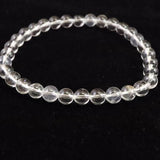 ガネーシュヒマール水晶AAAA 6mm玉ブレスレット 10.3g (ID:13133)