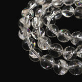 ヒマラヤ水晶 アイリスクォーツ 8ミリ玉 一連 現品 37.7g (ID:13339)