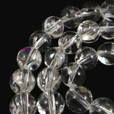 ヒマラヤ水晶 アイリスクォーツ 8ミリ玉 一連 現品 37.7g (ID:13339)