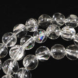 ヒマラヤ水晶 アイリスクォーツ 8ミリ玉 一連 現品 37.7g (ID:13339)