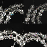 ヒマラヤ水晶 アイリスクォーツ 8ミリ玉 一連 現品 37.7g (ID:13339)