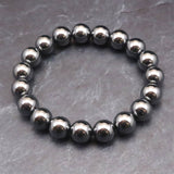 高純度テラヘルツ鉱石 10mm玉ブレスレット (ID:13444)