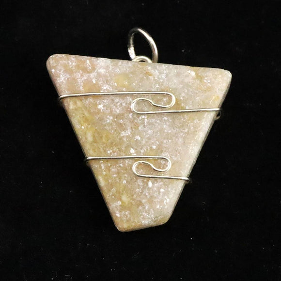 H&E社 リチウムライト ワイヤーラップ ペンダントトップ 証明書付 7.8g (ID:13533)