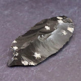 黒曜石 打製石器  52mm  後期旧石器時代 東北・北海道地域 5.5g (ID:13848)