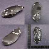 黒曜石 打製石器  52mm  後期旧石器時代 東北・北海道地域 5.5g (ID:13848)