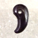 スギライト 25X13mm 勾玉 4.17g (ID:13919)