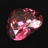 キュービックジルコニア CZ  30mm ハート ブリリアントカット ルース ピンク　 (ID:13925)