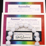 H&E社 アゼツライト（AZOZEO)　10mmファセットカット ブレスレット 証明書付 29.6g (ID:13961)