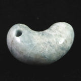 糸魚川翡翠  ヒスイ 小滝産 薄青 25mm勾玉 ディレクトリカード付 8.8g (ID:14019)
