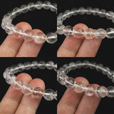 モンドクォーツ タンザニアマスタークォーツ 9.2mmブレスレット 証明書付 21.6g (ID:14503)