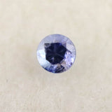 ベニトアイト 2.2mmラウンドカット ルース type. F  0.05ct　（希少石） (ID:14556)