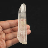 高千穂天岩戸水晶 AAA 102mm原石 両面セルフヒールド ディレクトリーカード付 70.1g (ID:14807)