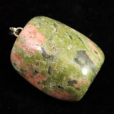 H&E社 ユナカイト　タンブル　ペンダントトップ 13.3g (ID:14841)