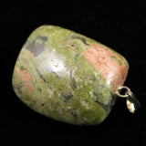H&E社 ユナカイト　タンブル　ペンダントトップ 13.3g (ID:14841)