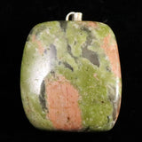 H&E社 ユナカイト　タンブル　ペンダントトップ 13.3g (ID:14841)