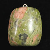 H&E社 ユナカイト　タンブル　ペンダントトップ 13.3g (ID:14841)