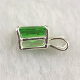 H&E社 ガイアストーン 8mmレクタングル ペンダントトップ 0.8g (ID:14883)