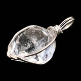 米国NY州産 ハーキマーダイヤモンド 原石　ペンダントトップ 1.88g (ID:15124)