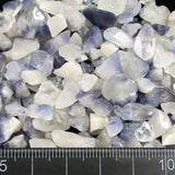 デュモルチェライトインクォーツ  さざれ(穴なしチップ) Type.B　約50g (ID:15320)