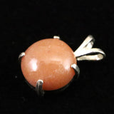 H&E社 サチャロカローズ アゼツライト（AZOZEO)  10mmラウンド ペンダントトップ 証明書付 1.4g (ID:15409)