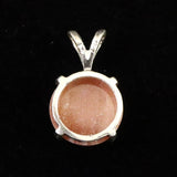 H&E社 サチャロカローズ アゼツライト（AZOZEO)  10mmラウンド ペンダントトップ 証明書付 1.4g (ID:15409)