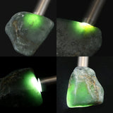 糸魚川翡翠 小滝産 緑  34mmタンブル ディレクトリカード付 24.3g (ID:15905)