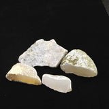 島根県大津島産　玉髄　カルセドニー 原石4個セット 86.8g (ID:15987)