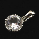 ペタライト 7.5mmラウンドカット ペンダントトップ 1.4g (ID:16013)