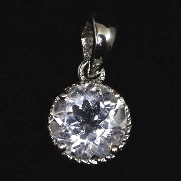 ペタライト 7.5mmラウンドカット ペンダントトップ 1.4g (ID:16013)