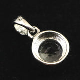 ペタライト 7.5mmラウンドカット ペンダントトップ 1.4g (ID:16013)