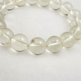 H&E社 ゴールデン アゼツライト（AZOZEO) 12mm玉ブレスレット 証明書付 41.8g (ID:16044)