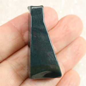 出雲碧玉 出雲石 原石 磨き ディレクトリーカード付 11.2g　 (ID:16069)