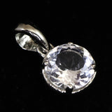 ペタライト 7.5mmラウンドカット ペンダントトップ 1.4g (ID:16243)