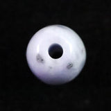 糸魚川翡翠  ヒスイ 小滝産 ラベンダー 9.8mm管玉 ビーズ ディレクトリカード付 0.82g (ID:16283)