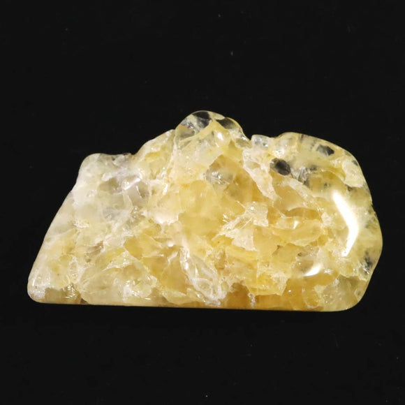 H&E社 ヒマラヤゴールドアゼツライト（AZOZEO) 36mmタンブル 証明書付 7.2g (ID:16476)