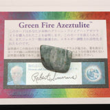 H&E社 グリーンファイア アゼツライト (AZOZEO)  タンブル 証明書付 7.4g (ID:16676)