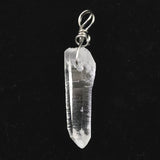 米国アーカンソー州産 水晶 30mm原石ペンダントトップ 2.9g (ID:16715)