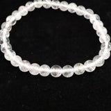 H&E社 サチャロカ アゼツライト（AZOZEO) 6mm玉ブレスレット 証明書付 10.0g (ID:16716)