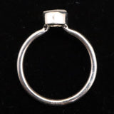 ロシア産 フェナカイト 5.6X5.4mm 原石 リング 11号 (ID:16813)